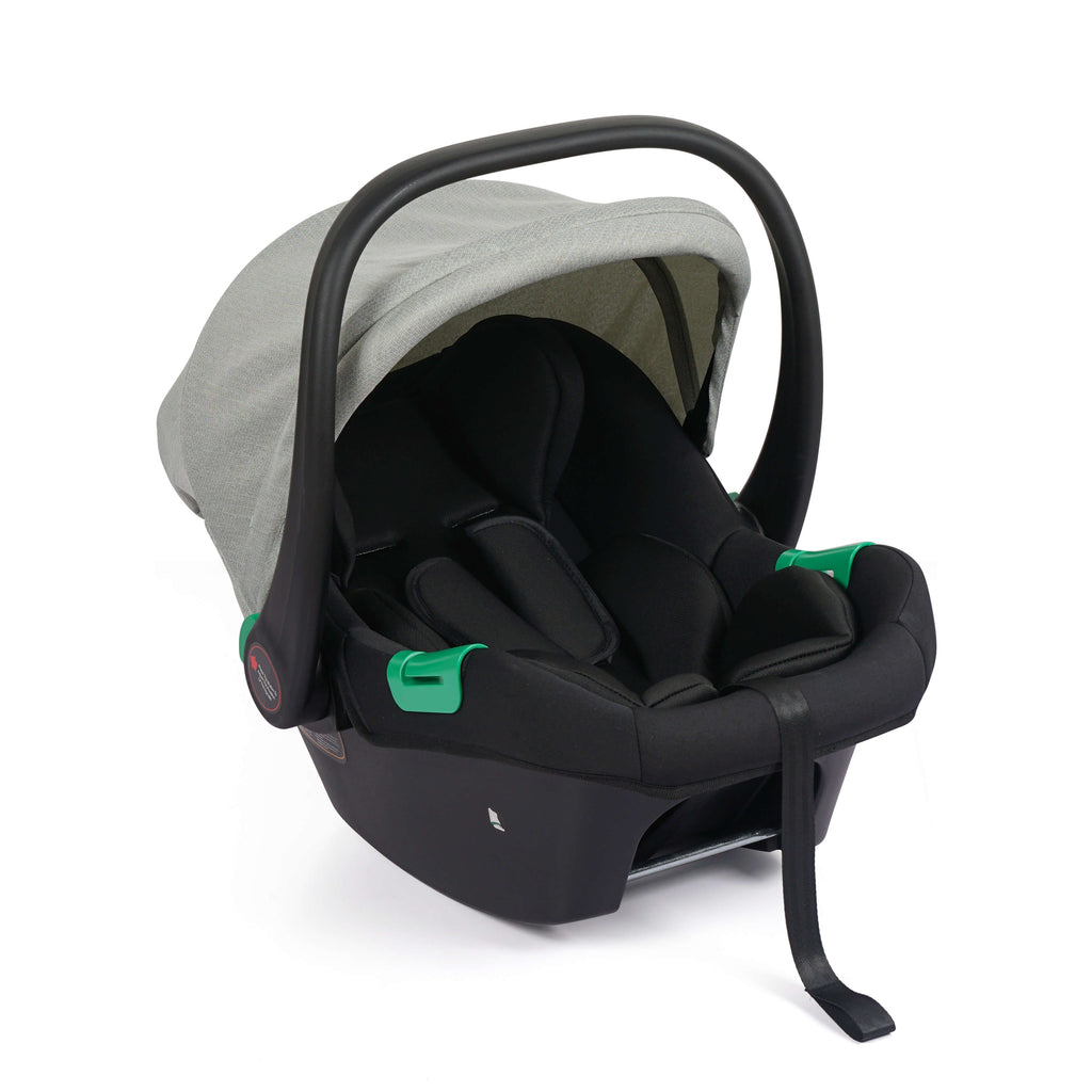 For Your Little One Cruise 3 In 1 Travel System With Car Seat And ISOFIX Base - Pebble Sage (Free Cupholder And Seat Liner Included!)