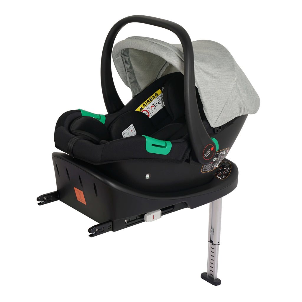 For Your Little One Cruise 3 In 1 Travel System With Car Seat And ISOFIX Base - Pebble Sage (Free Cupholder And Seat Liner Included!)