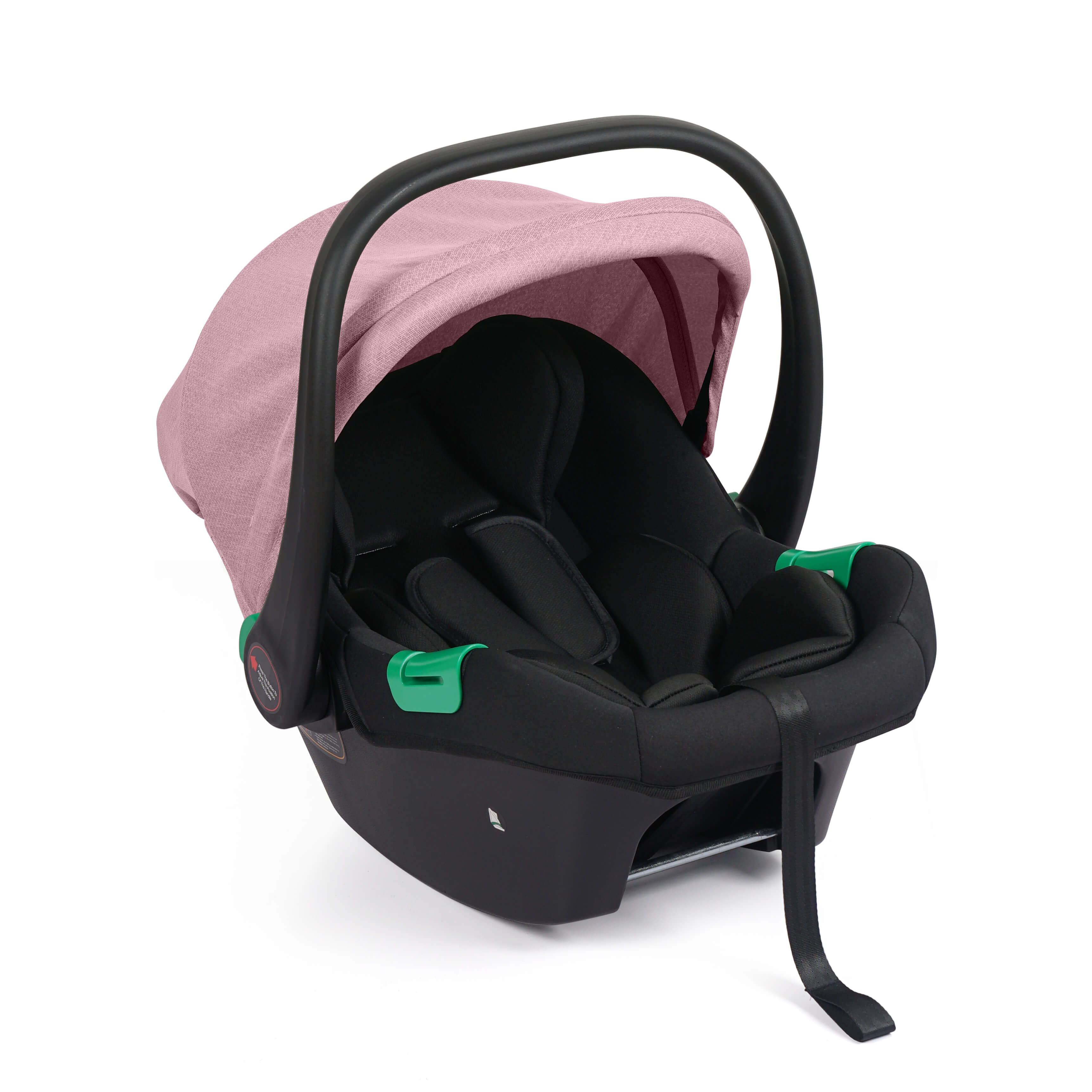 For Your Little One Cruise 3 In 1 Travel System With Car Seat And ISOFIX Base - Blush Rose (Free Cupholder And Seat Liner Included!)