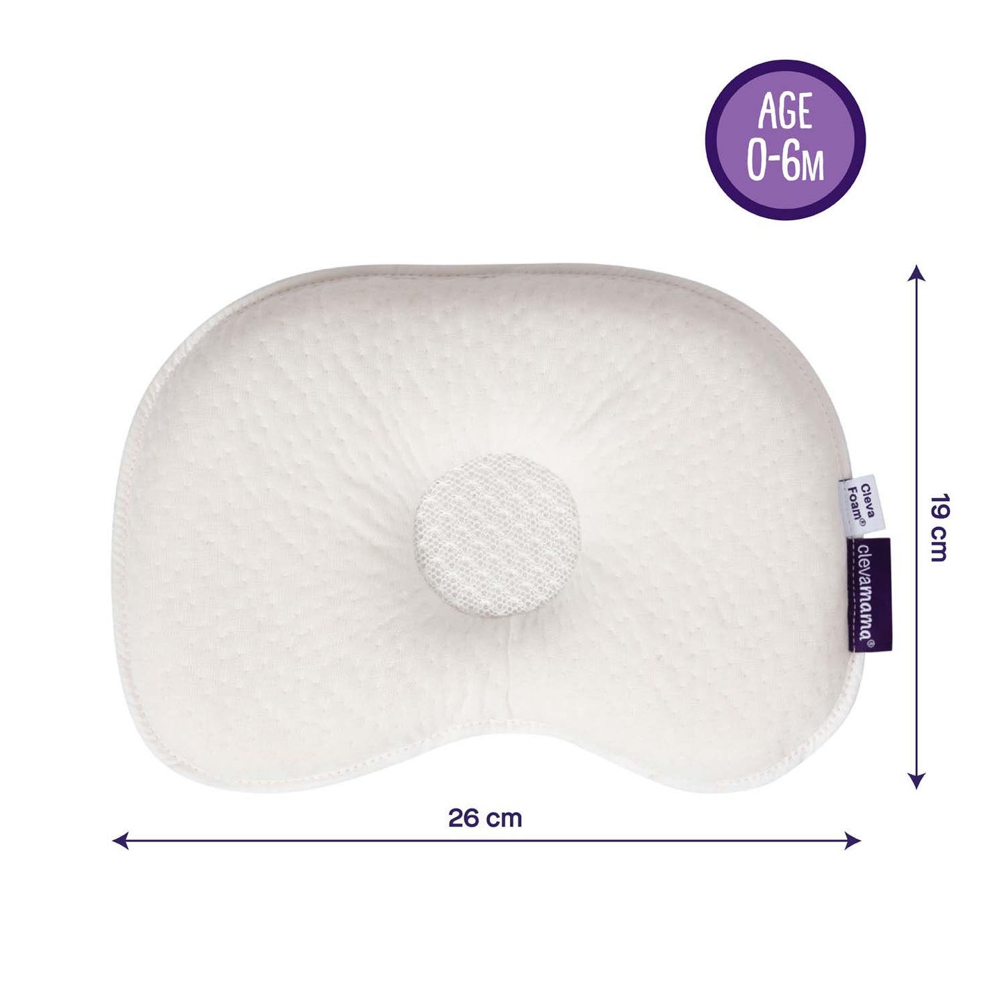 Clevamama Clevafoam Infant Pillow