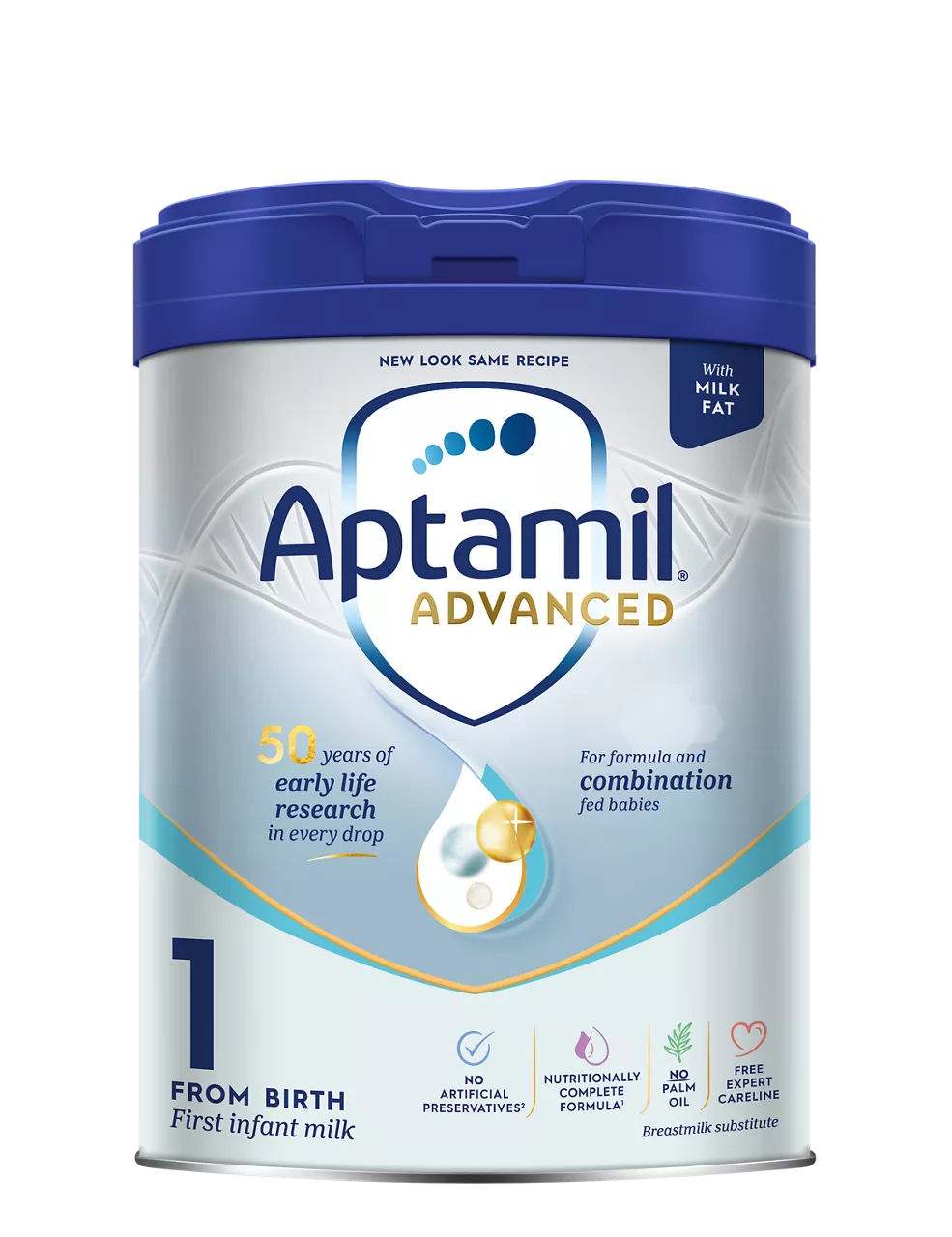 Aptamil Advanced 1 First Infant Milk Powder (0-6months) - 800g