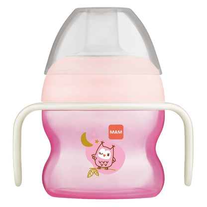MAM Starter Cup & Glow Handles 150mls (Pink)