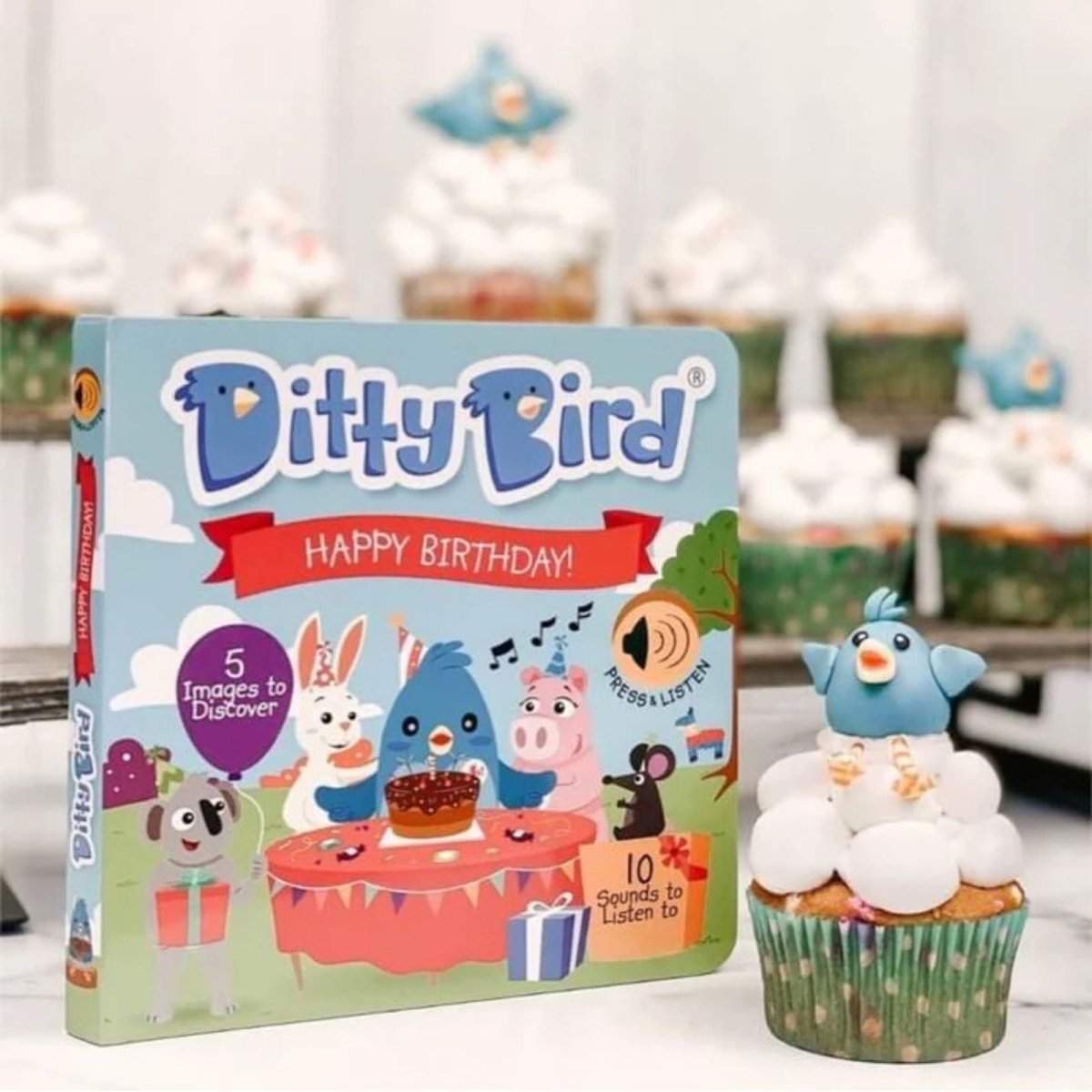 Ditty Bird Happy Birthday Book