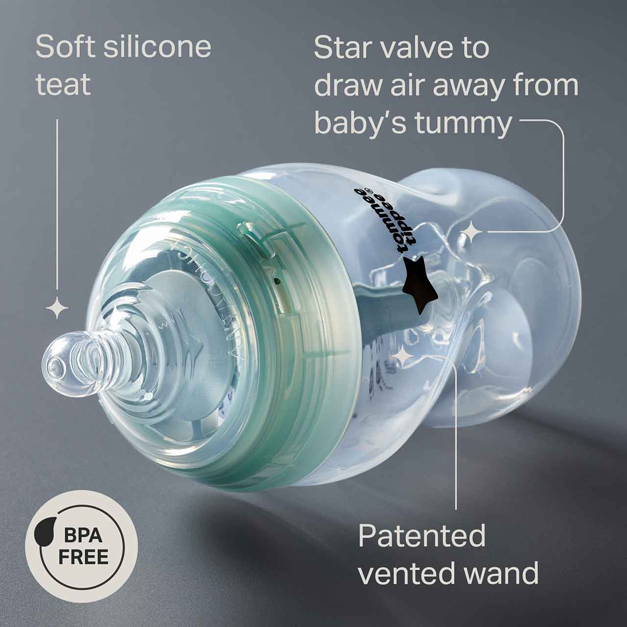 Tommee Tippee Advanced Anti-Colic Bottle 260mls - SINGLE BOTTLE