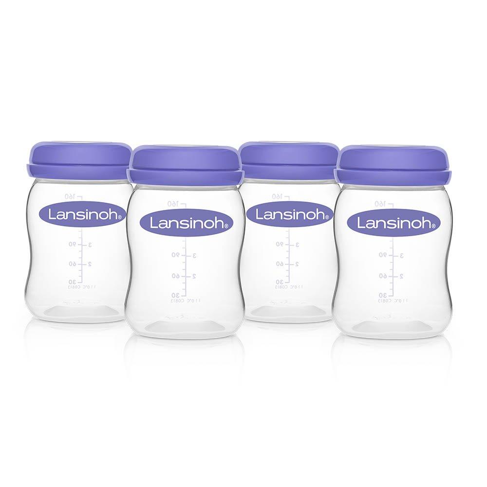 Lansinoh Milk Storage Bottles 160mls (Pack of 4)