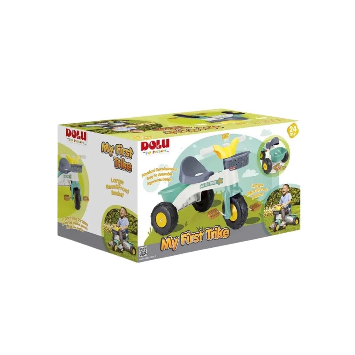 Dolu My First Trike with Adjustable Parent Handle