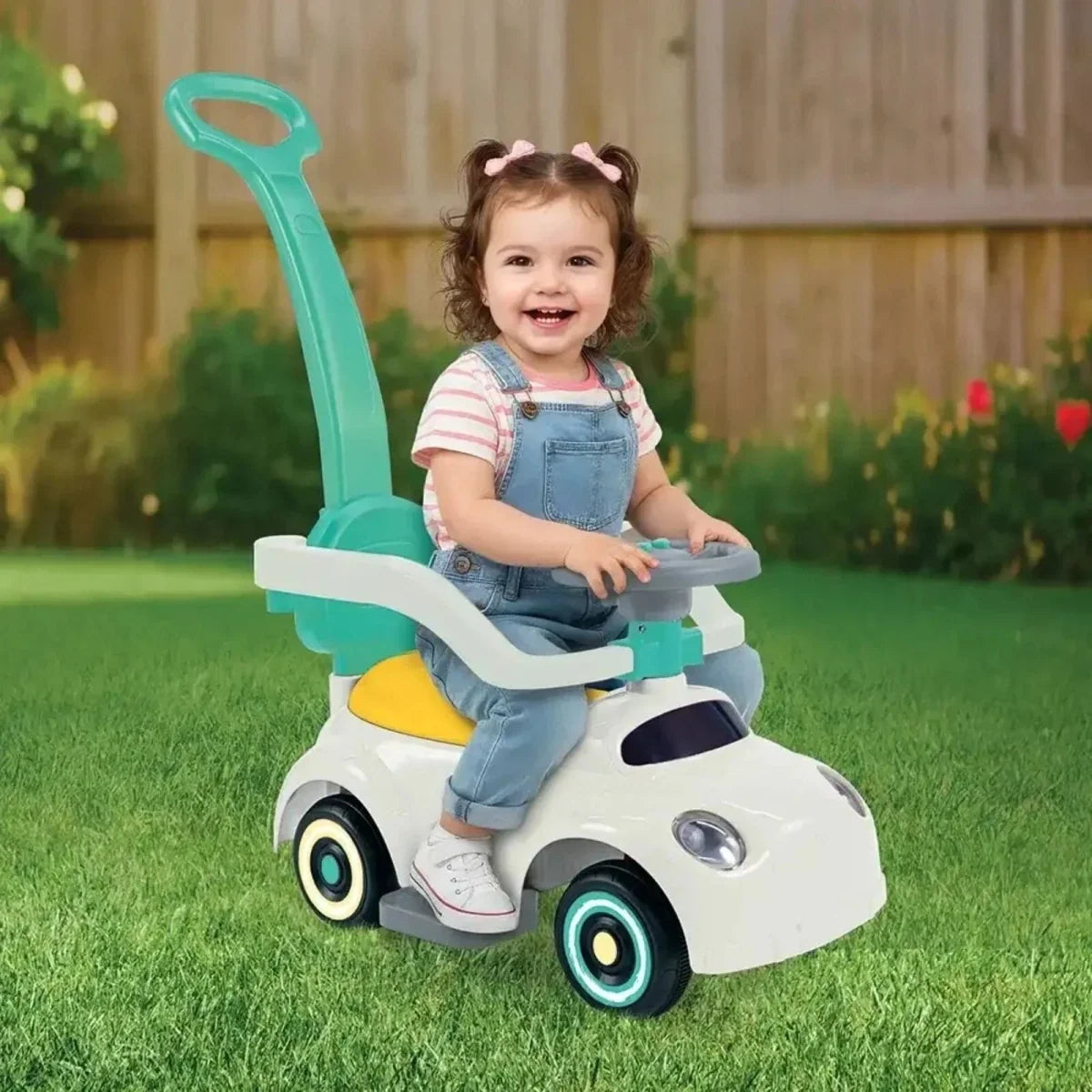 Dolu 3-in-1 Ride On Car with Electronic Sounds