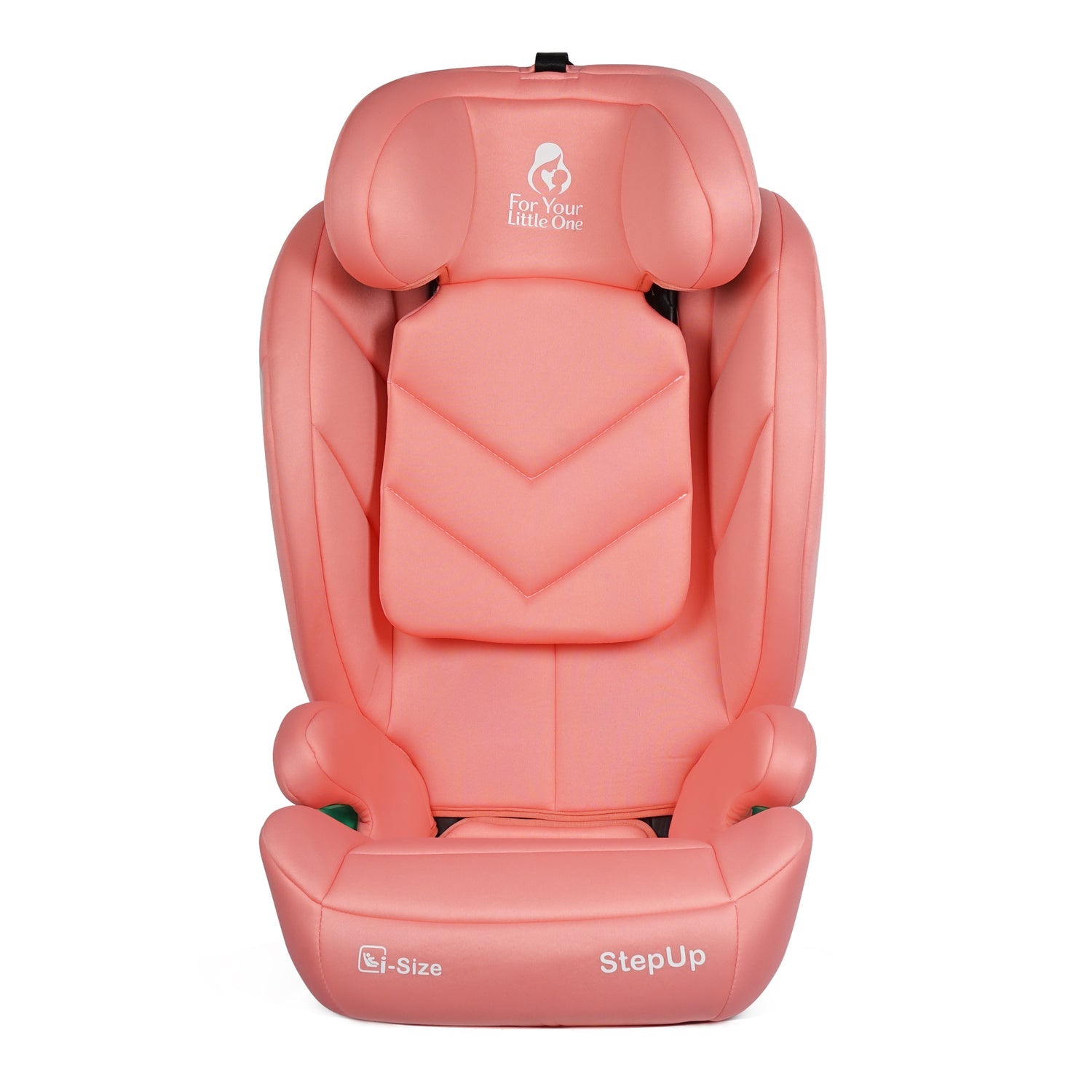 For Your Little One Stepup I-Size Isofix 2/3 Car Seat Booster Seat - Blush Rose (4-12 Years)