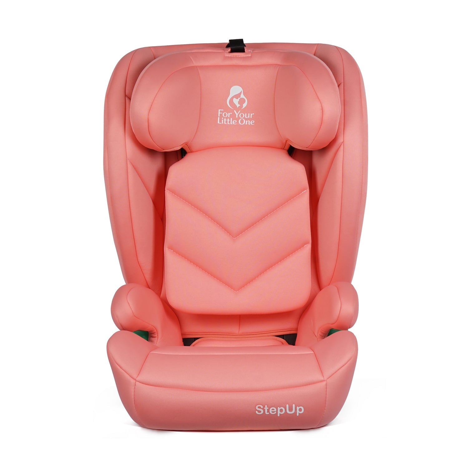 For Your Little One Stepup I-Size Belted 2/3 Car Seat Booster Seat - Blush Rose (4-12 Years)