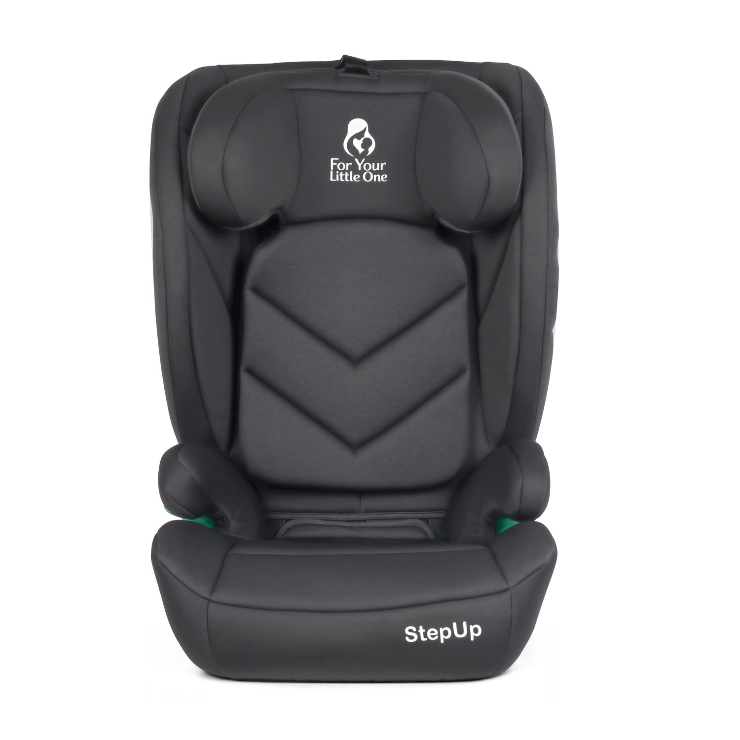 For Your Little One Stepup I-Size Belted 2/3 Car Seat Booster Seat - Slate Mist (4-12 Years)