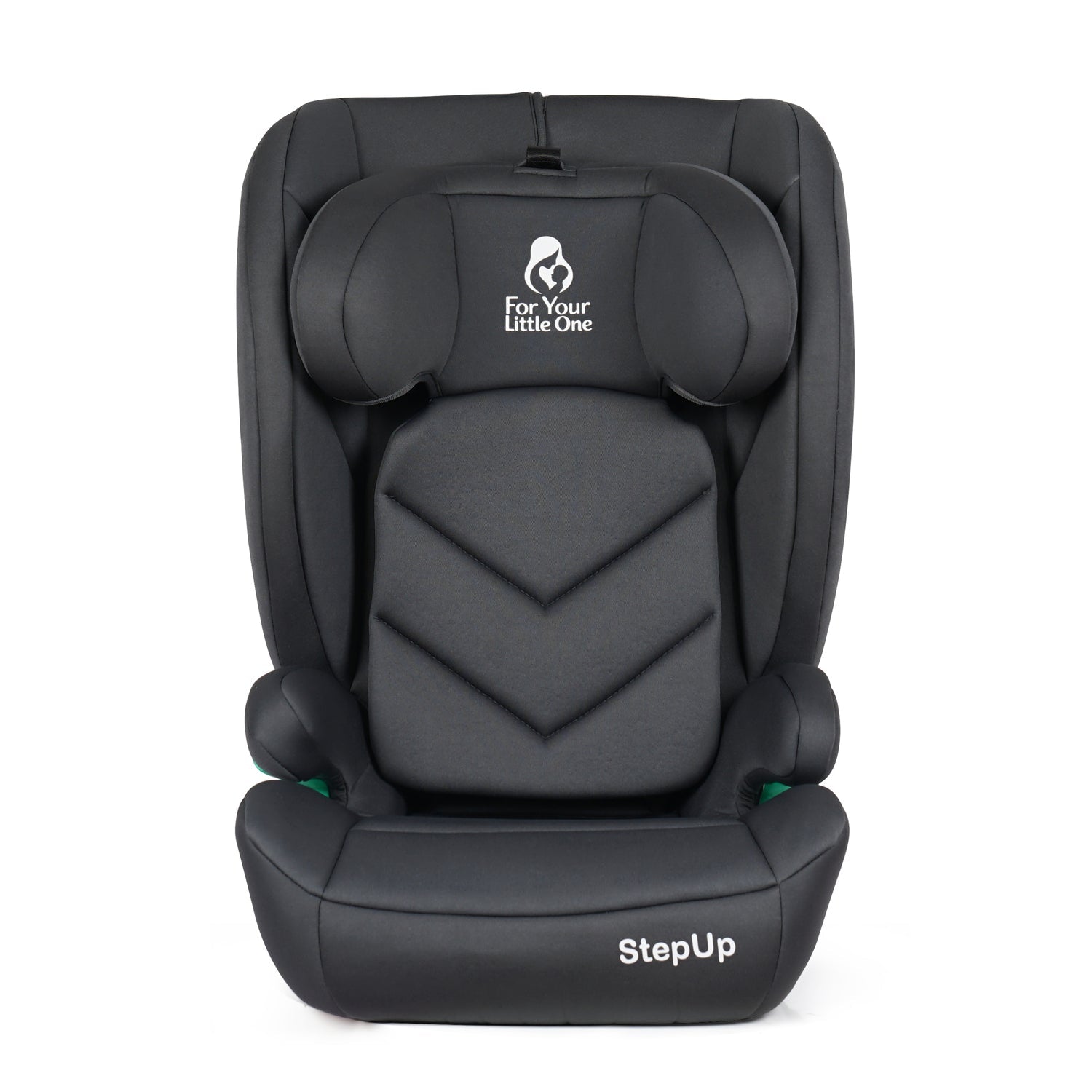 For Your Little One Stepup I-Size Belted 2/3 Car Seat Booster Seat - Slate Mist (4-12 Years)
