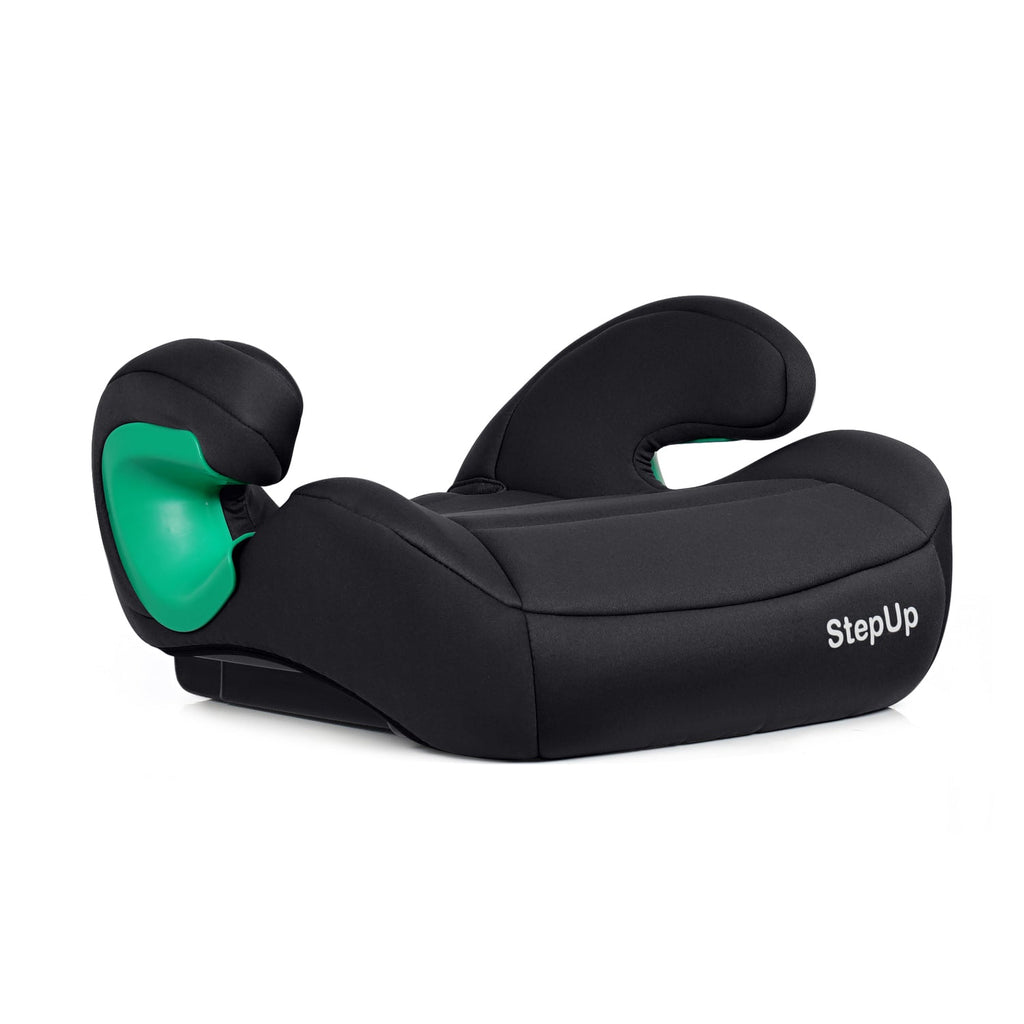 For Your Little One Stepup I-Size Belted 2/3 Car Seat Booster Seat - Midnight Black (4-12 Years)