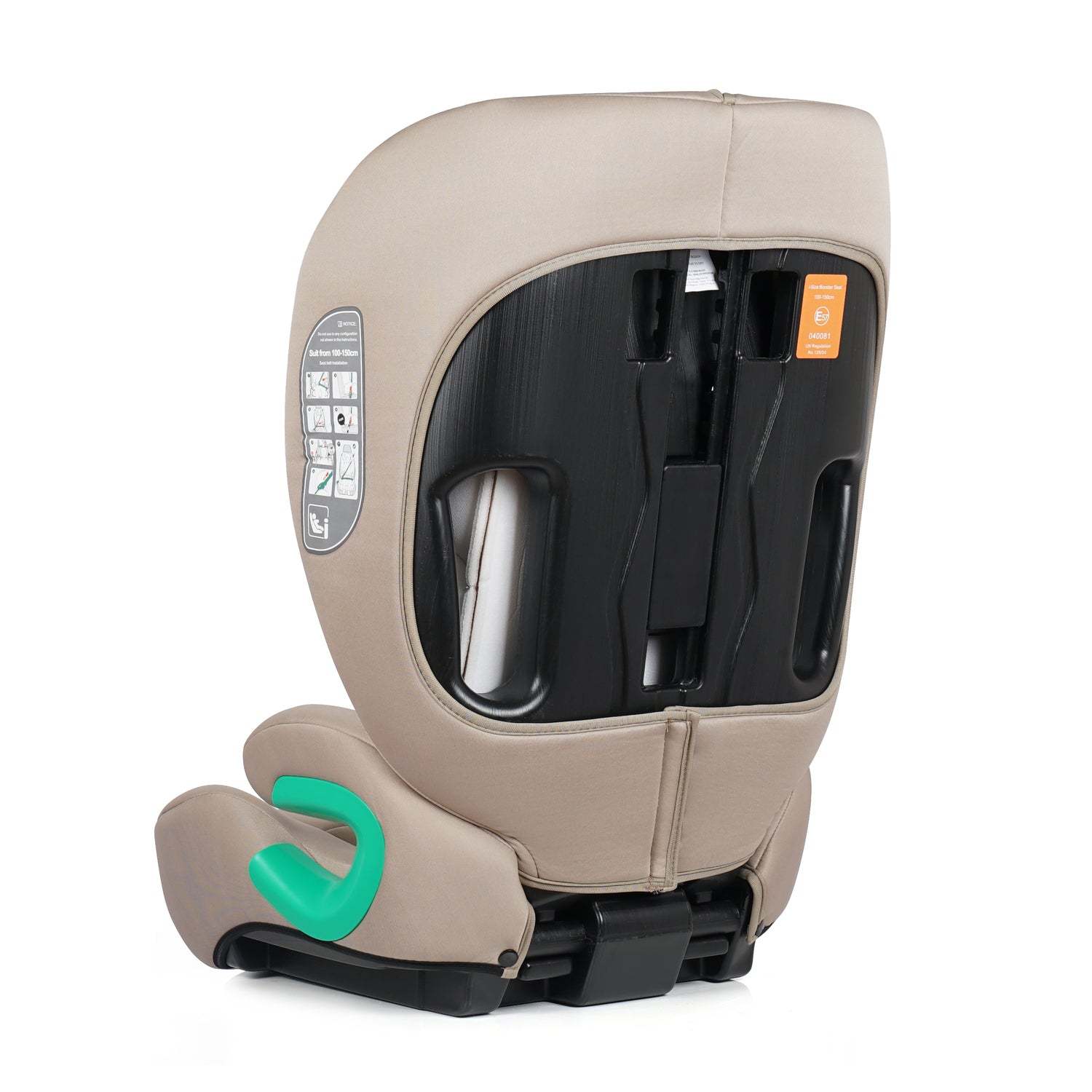 For Your Little One Stepup I-Size Belted 2/3 Car Seat Booster Seat - Latte Beige (4-12 Years)
