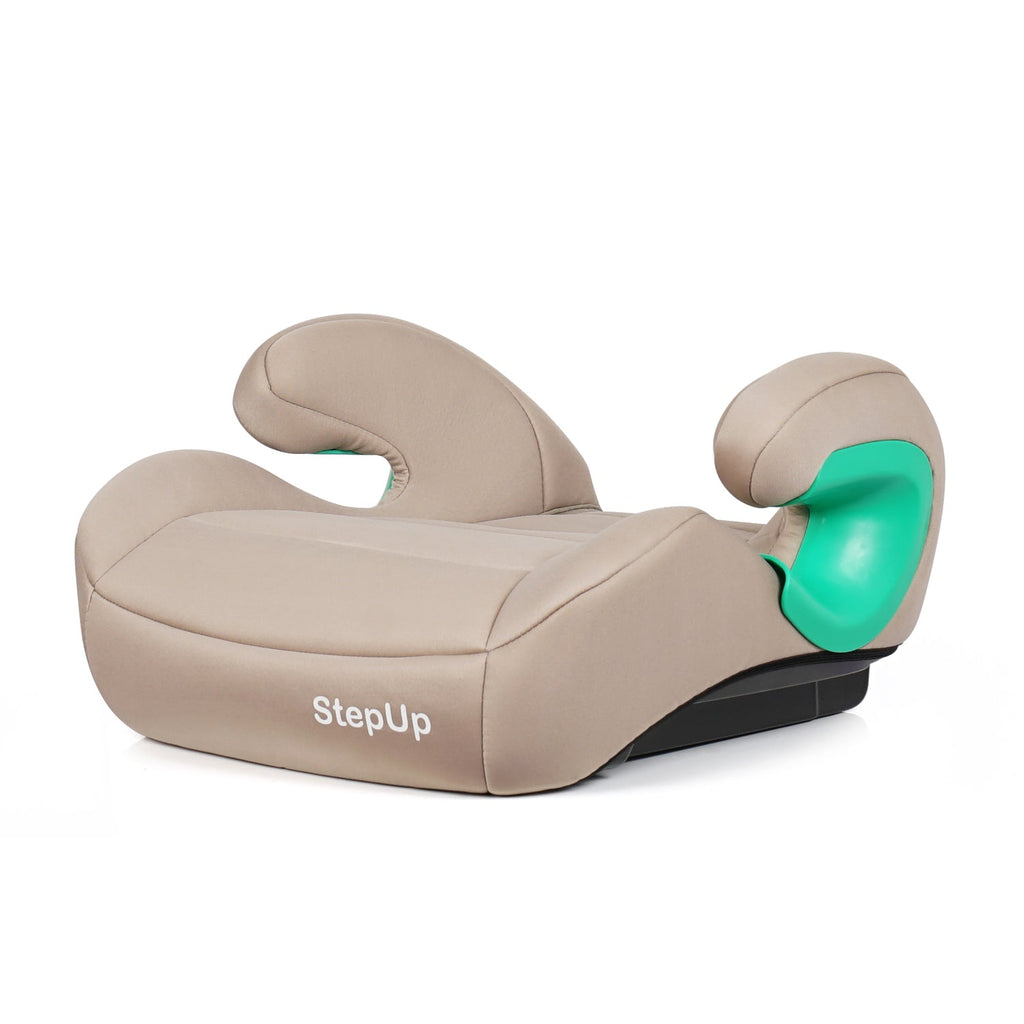 For Your Little One Stepup I-Size Belted 2/3 Car Seat Booster Seat - Latte Beige (4-12 Years)