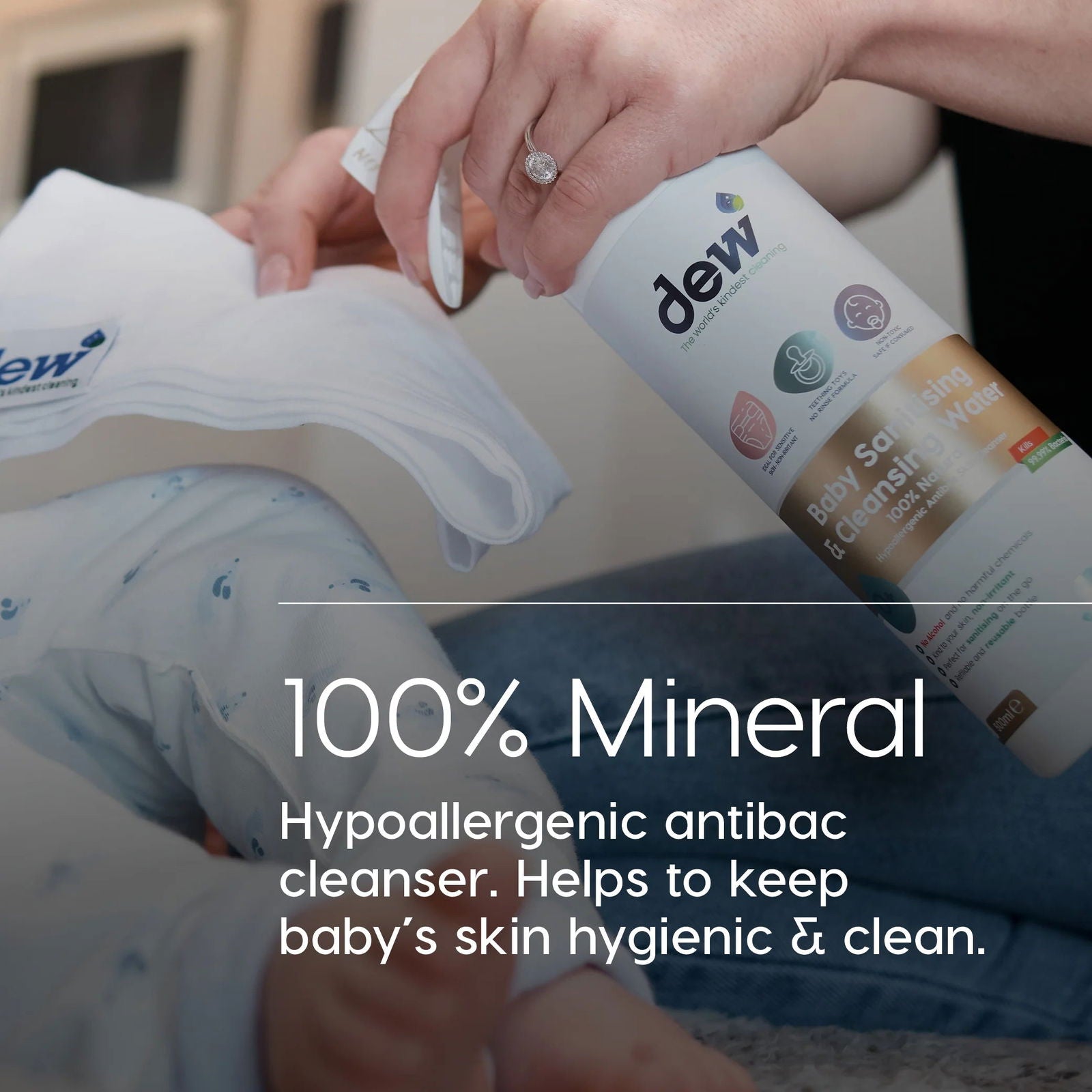 Dew Baby Skin Cleansing Water 500mls - Little Lug