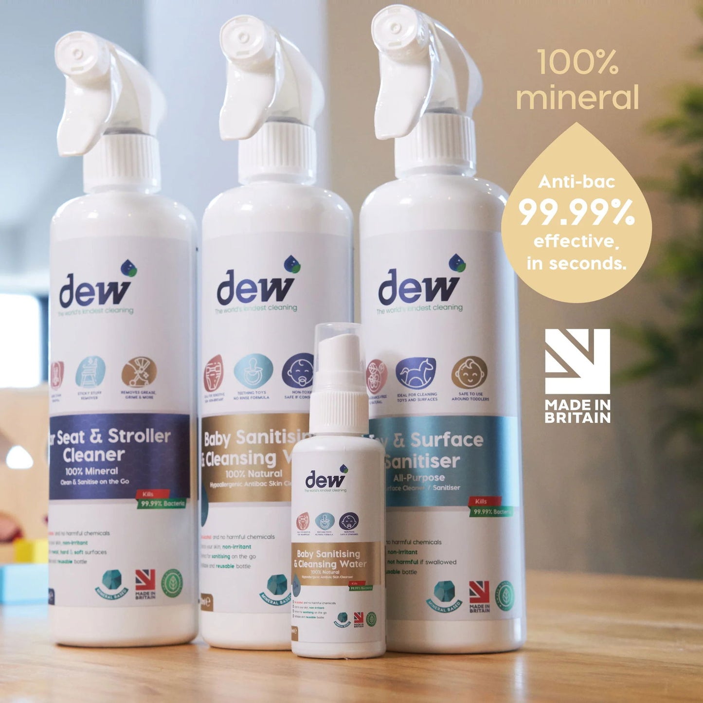 Dew Baby Skin Cleansing Water 500mls - Little Lug