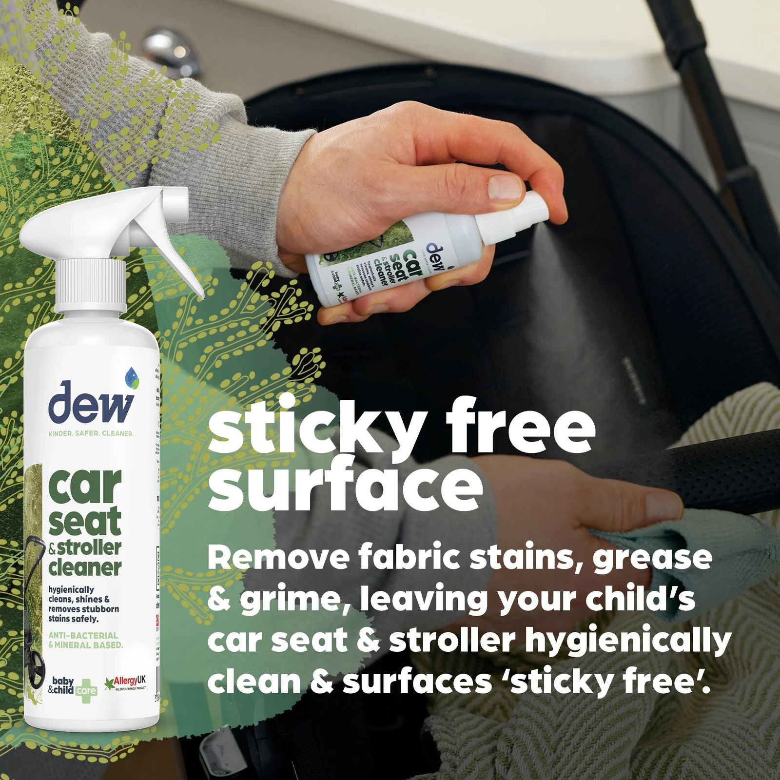 Dew Car Seat & Stroller Cleaner 500mls - Little Lug