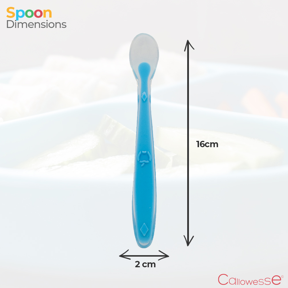 Callowesse Silicone Weaning Spoon – Orange