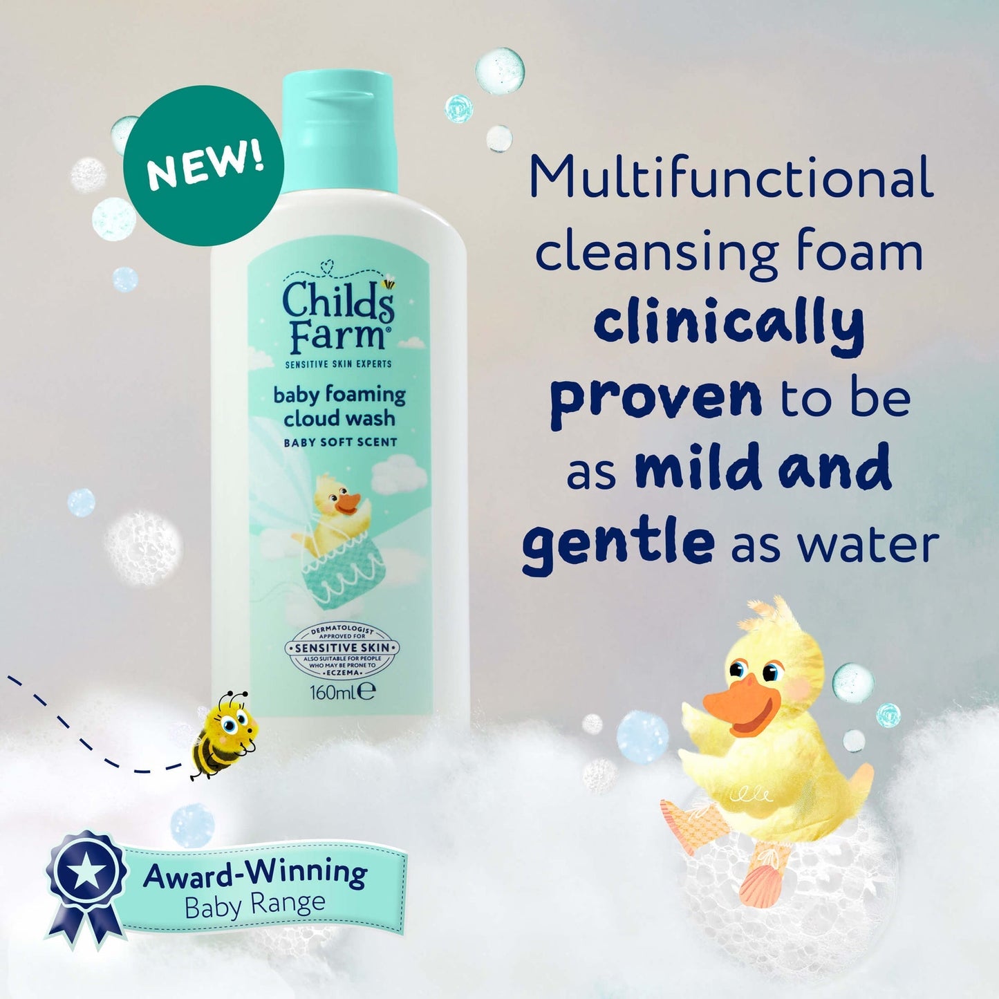 Child's Farm Baby Foaming Cloud Wash 160ml