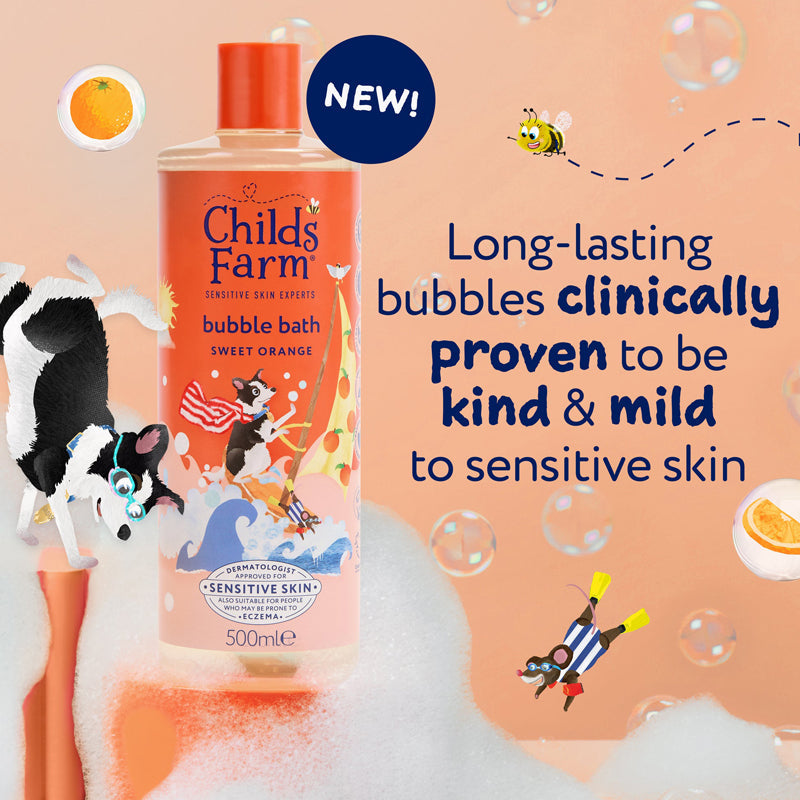 Child's Farm Bubble Bath Sweet Orange 500ml