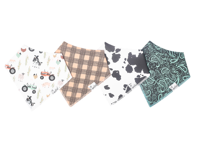 Copper Pearl Bibs Jo 4Pk
