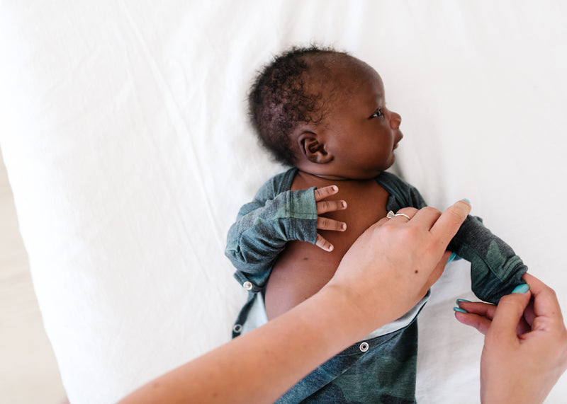 Copper Pearl Newborn Gown Hunter