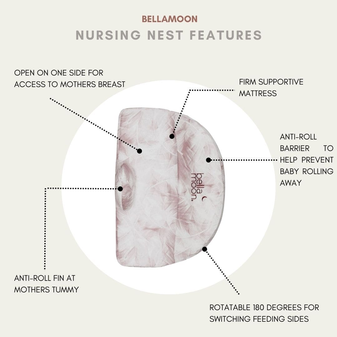 Lie-Down Feeding Pillow - Feather Nest