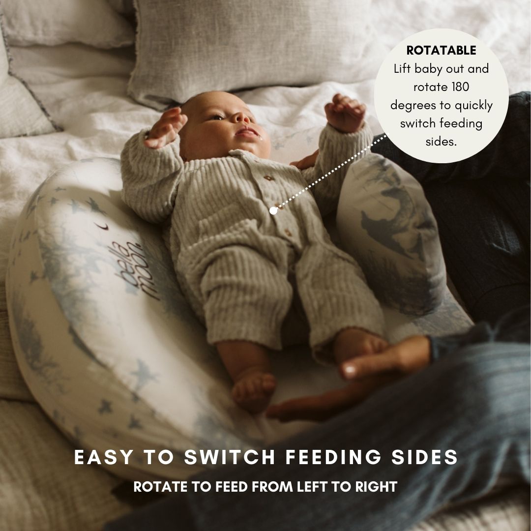 Lie-Down Feeding Pillow - Dotted