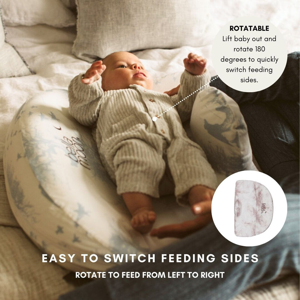 Lie-Down Feeding Pillow - Feather Nest
