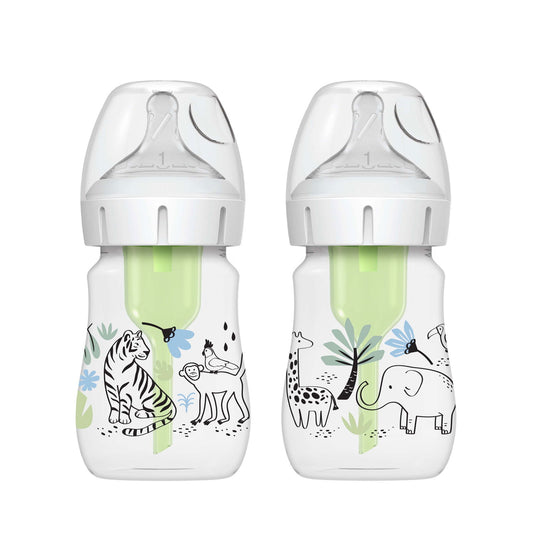 Dr Brown Jungle Design Bottles 150mls (Pack of 2) - Little Lug