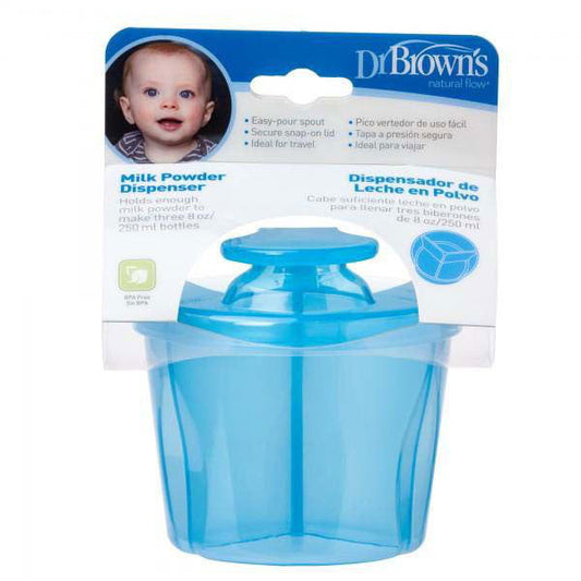Dr Brown Milk Powder Dispenser (Blue) - Little Lug
