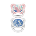 Dr Brown Prevent Shield Stage 1 Glow In Dark Soother - Pink (Pack of 2) - Little Lug