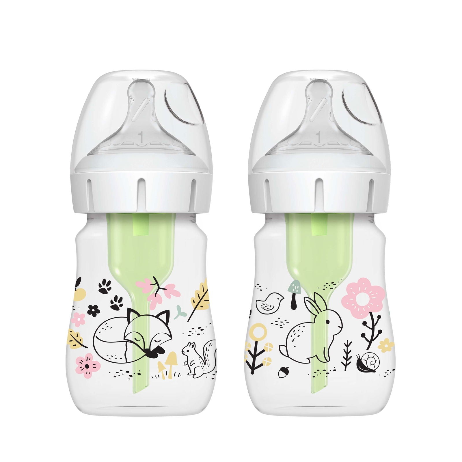 Dr Brown Woodland Design Bottles 150mls (Pack of 2) - Little Lug