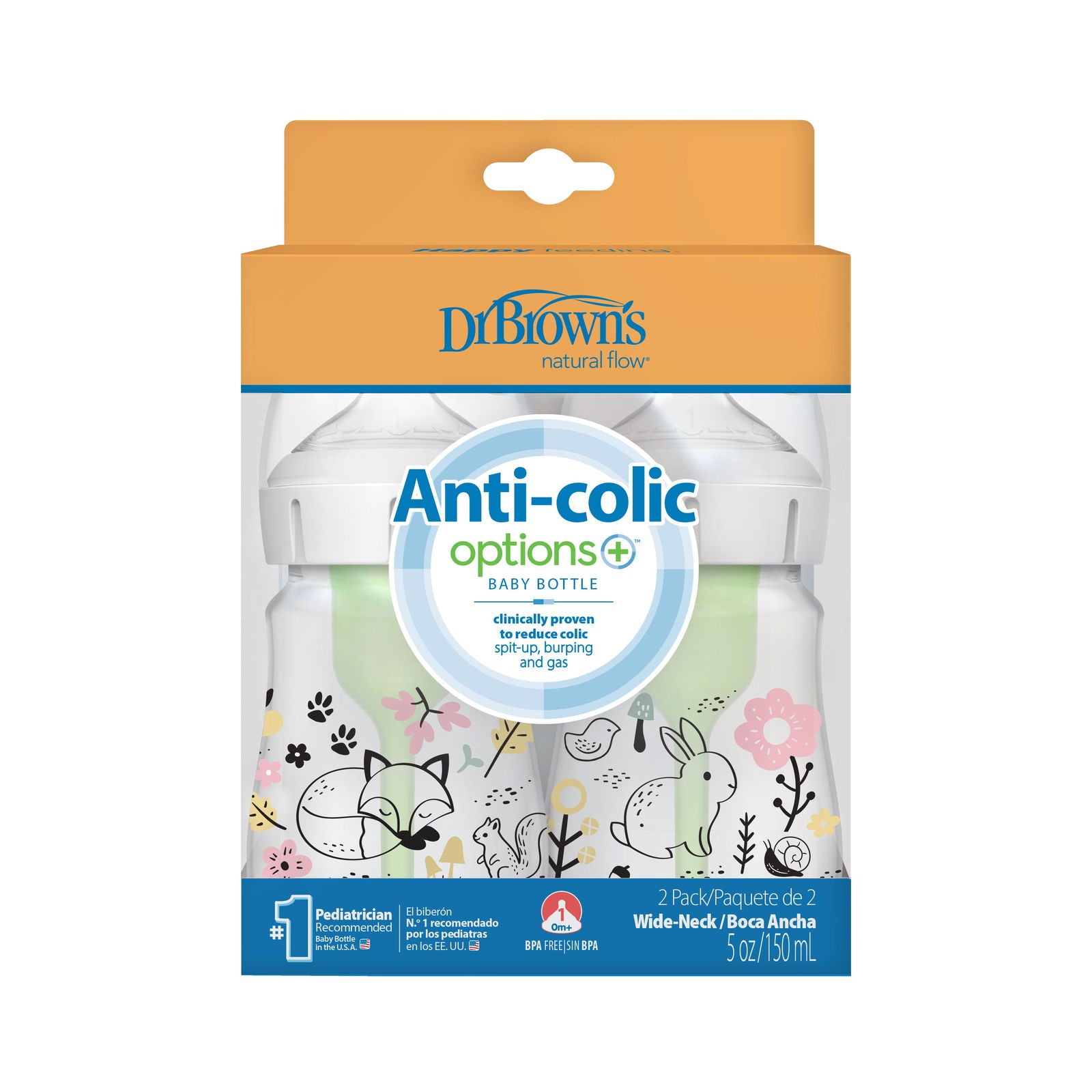 Dr Brown Woodland Design Bottles 150mls (Pack of 2) - Little Lug