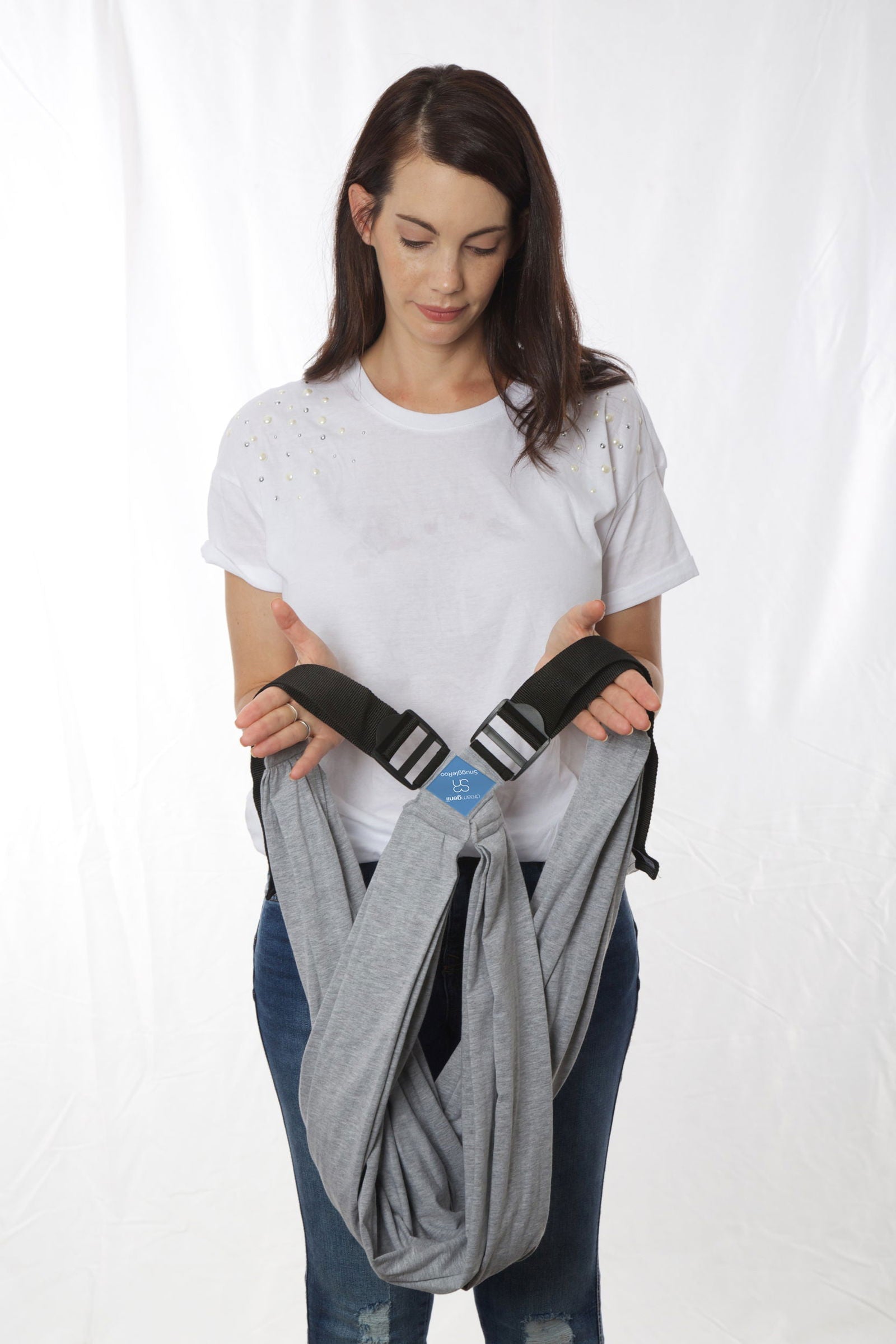 Dream Genii Snuggleroo Baby Carrier - (Available in Black/Light Grey/Charcoal) - Little Lug