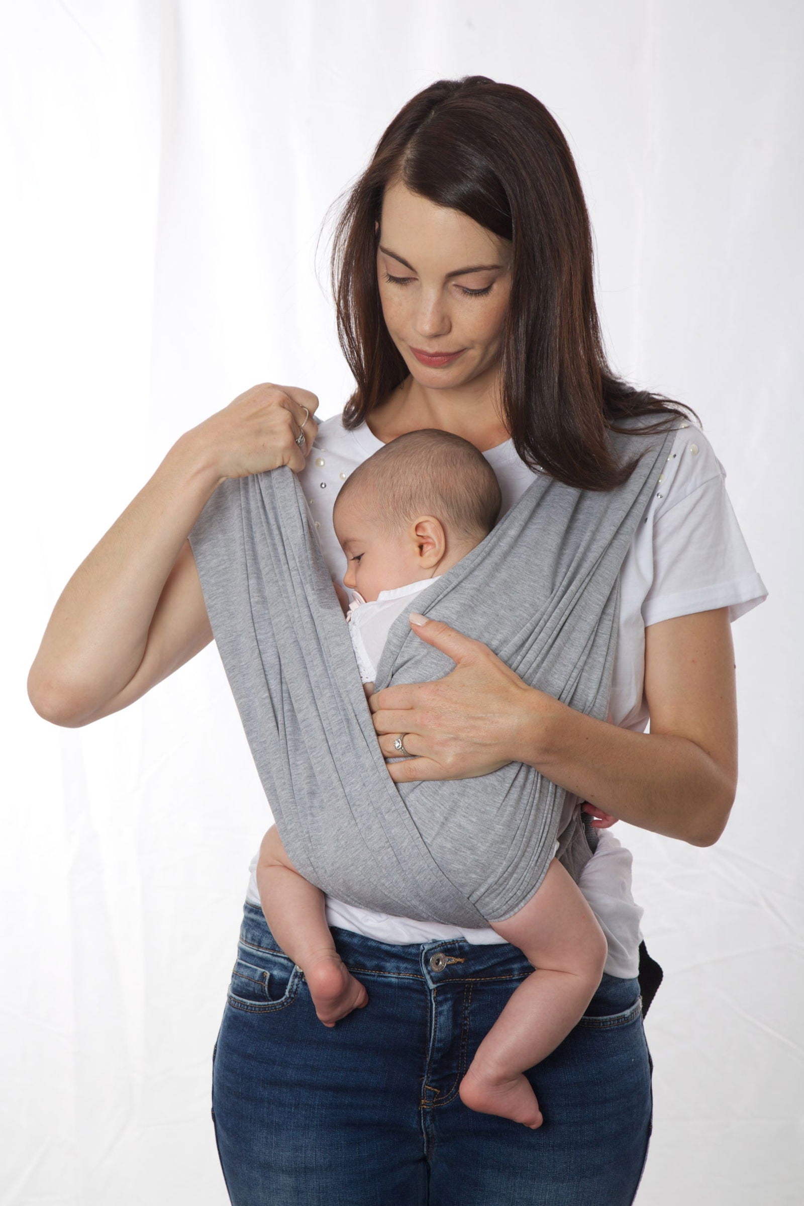 Dream Genii Snuggleroo Baby Carrier - (Available in Black/Light Grey/Charcoal) - Little Lug