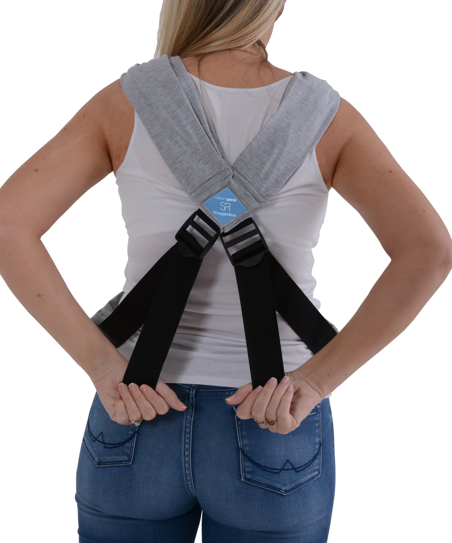Dream Genii Snuggleroo Baby Carrier - (Available in Black/Light Grey/Charcoal) - Little Lug