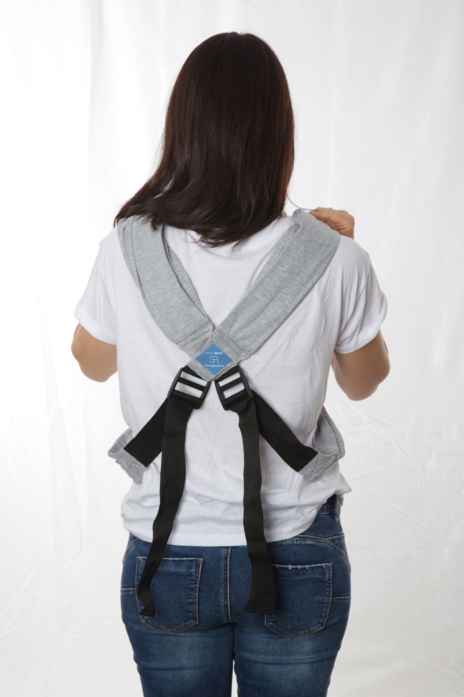 Dream Genii Snuggleroo Baby Carrier - (Available in Black/Light Grey/Charcoal) - Little Lug