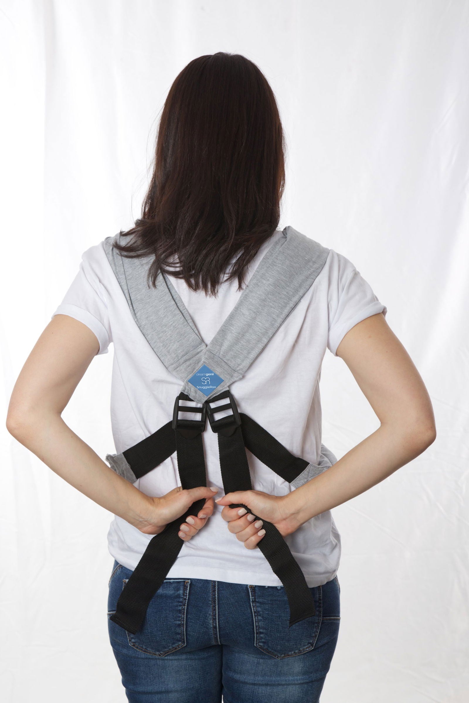 Dream Genii Snuggleroo Baby Carrier - (Available in Black/Light Grey/Charcoal) - Little Lug