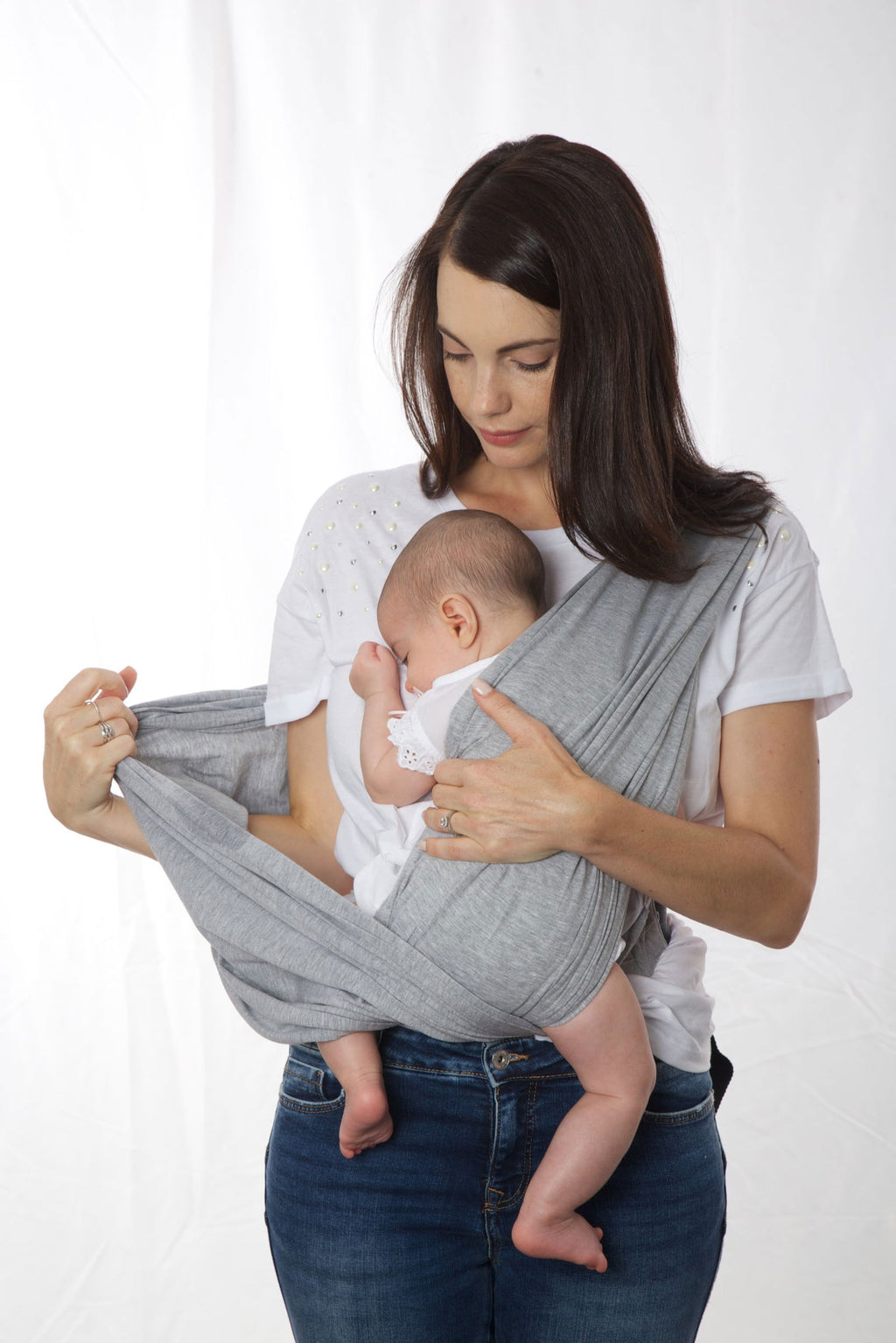 Dream Genii Snuggleroo Baby Carrier - (Available in Black/Light Grey/Charcoal) - Little Lug