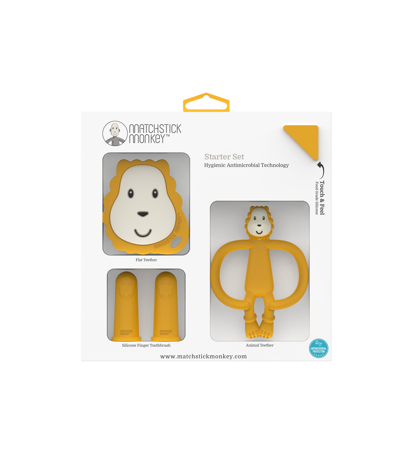 Matchstick Monkey Teething Starter Set (Available in Gigi Giraffe/Ludo Lion/