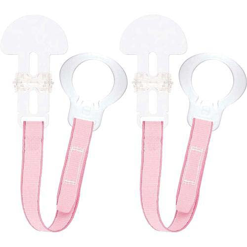 MAM Soother Clips (Pack of 2) - Available in Blue/Pink