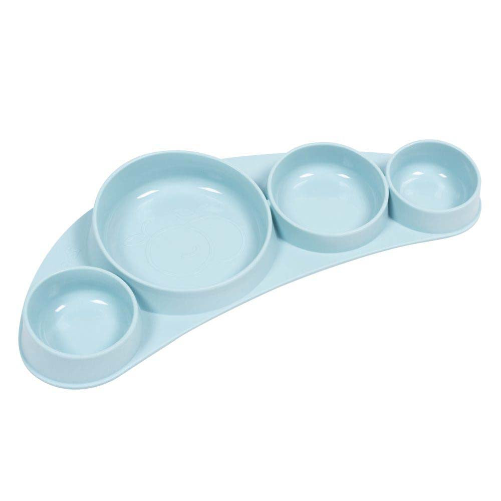 Koo-Di Tiny Tapas Silicone Placemat (Available in Buttercup/Ladybug Red/Spring Water)