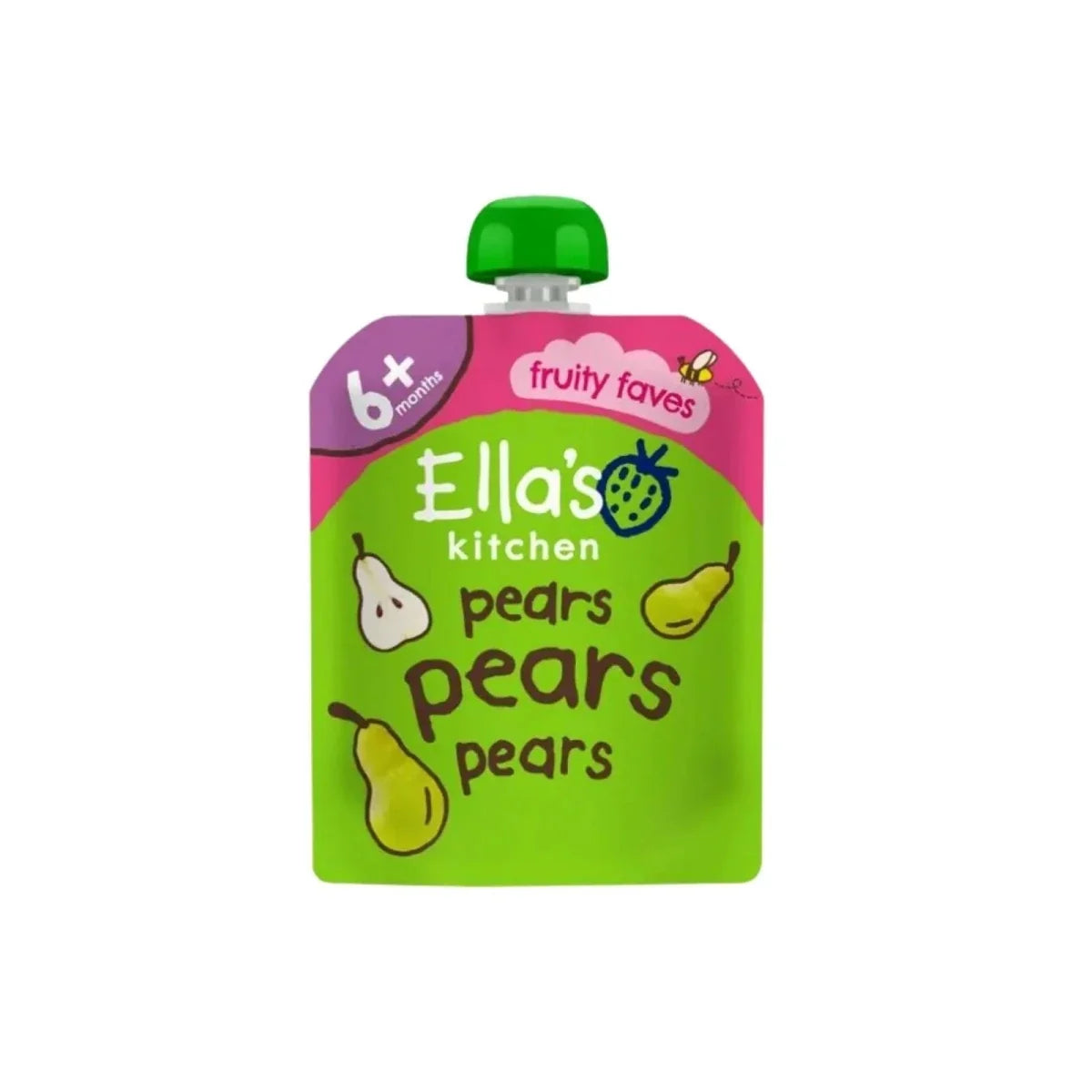 Ella's Kitchen Organic Pears First Tastes Baby Food Pouch 6+ Months 70g