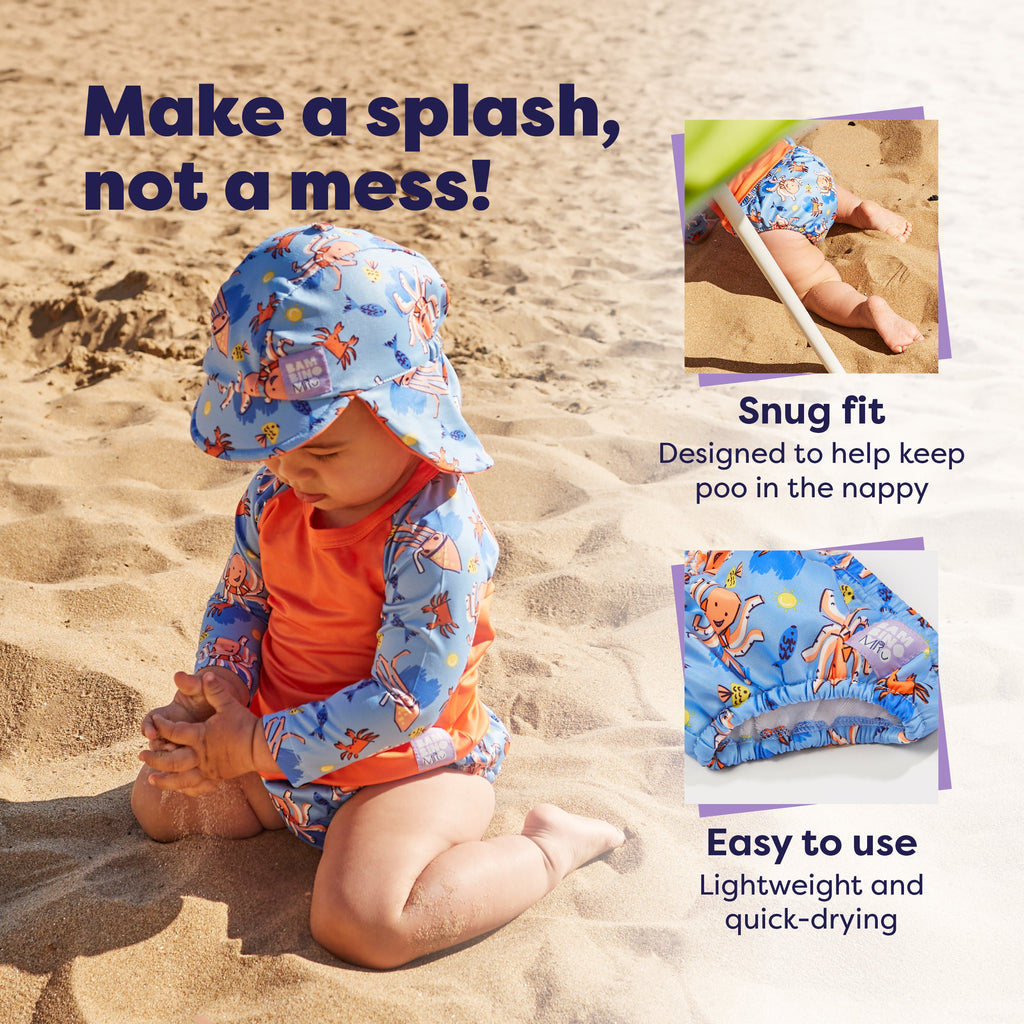 Reusable Swim Nappy in Bubbles