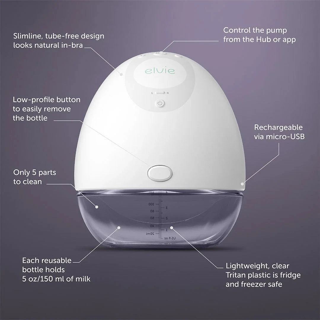 Elvie Single Electric Breast Pump - Little Lug