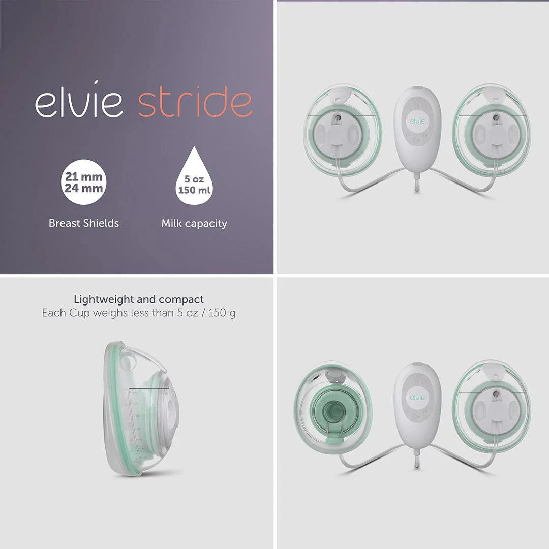 Elvie Stride Double Breast Pump - Little Lug