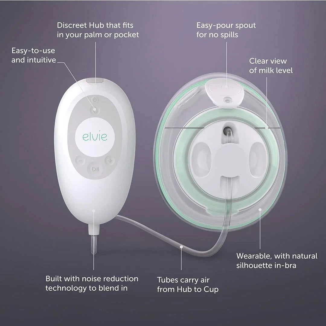Elvie Stride Single Breast Pump - Little Lug