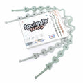 Squiggle Strap® Antimicrobial LFGB Silicone Toy Straps (2pcs)