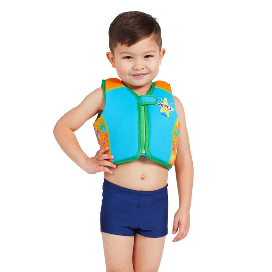Zoggs Swim Sure Jacket - Superstar * Blue (2-3 Years)